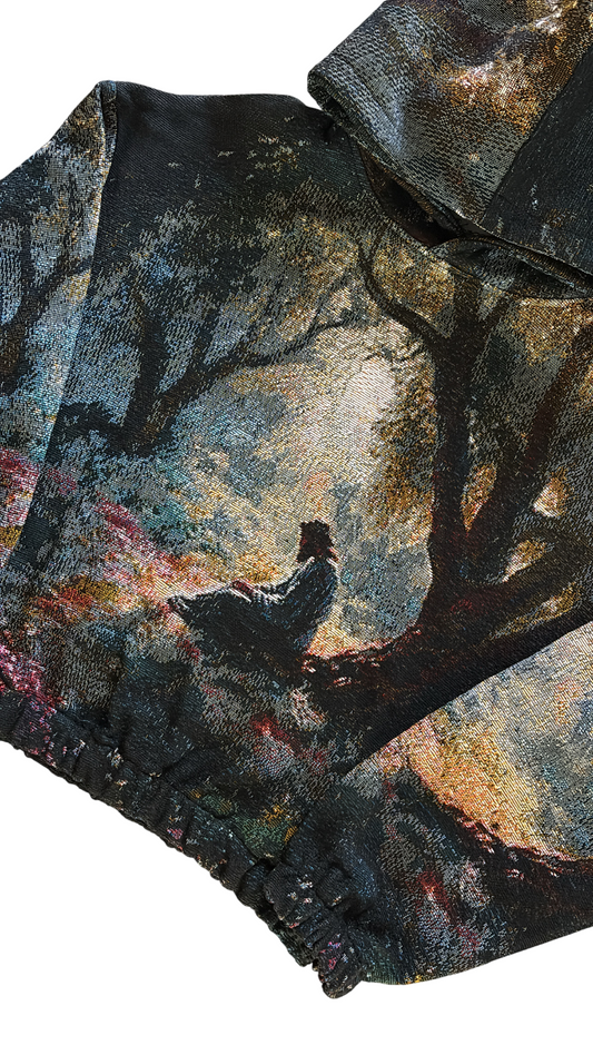 “GARDEN OF GETHSEMANE" WOVEN TAPESTRY HOODIE
