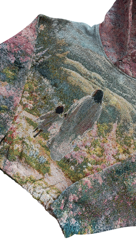 “GOD’S CHILD” WOVEN TAPESTRY HOODIE