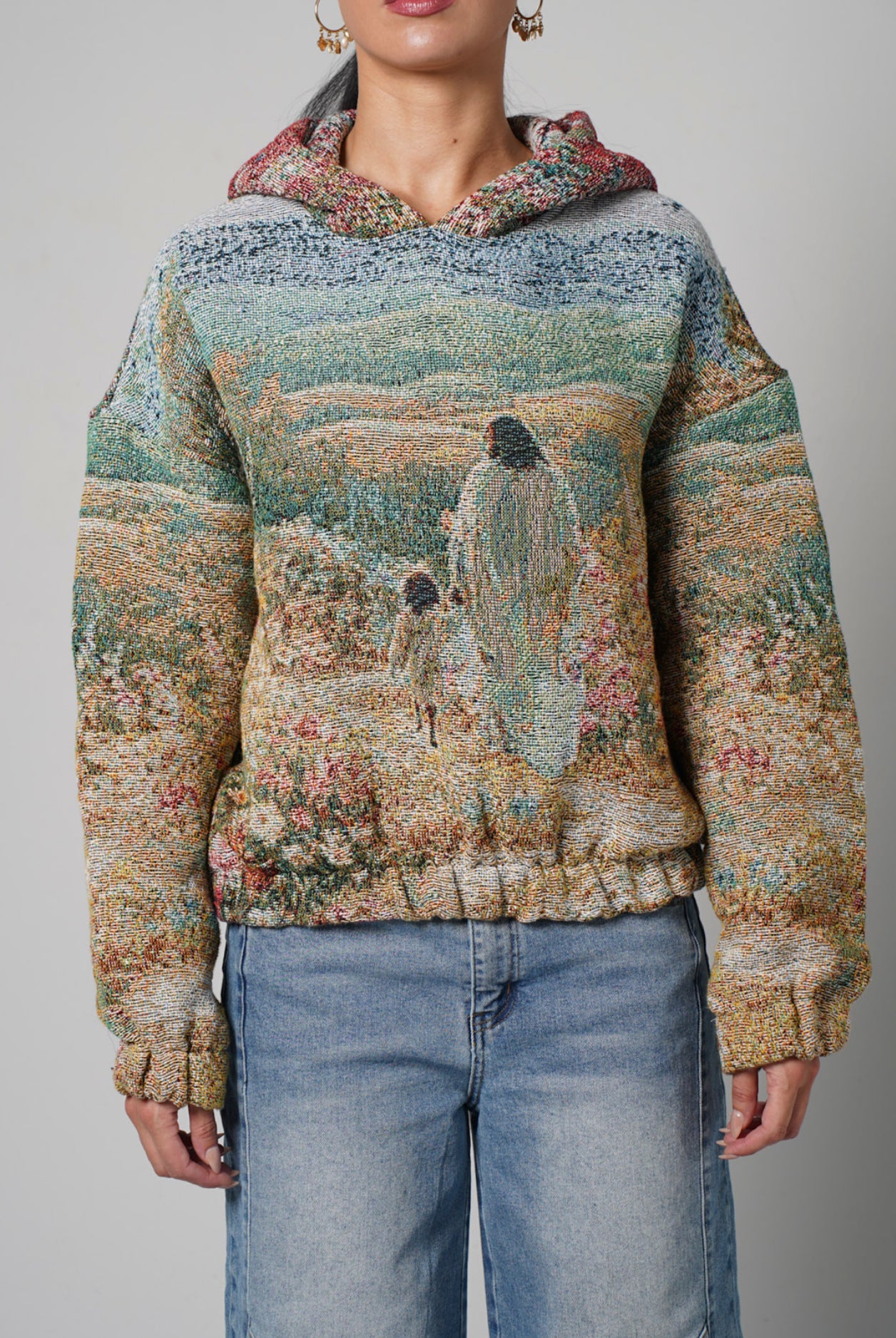 “GOD’S CHILD” WOVEN TAPESTRY HOODIE