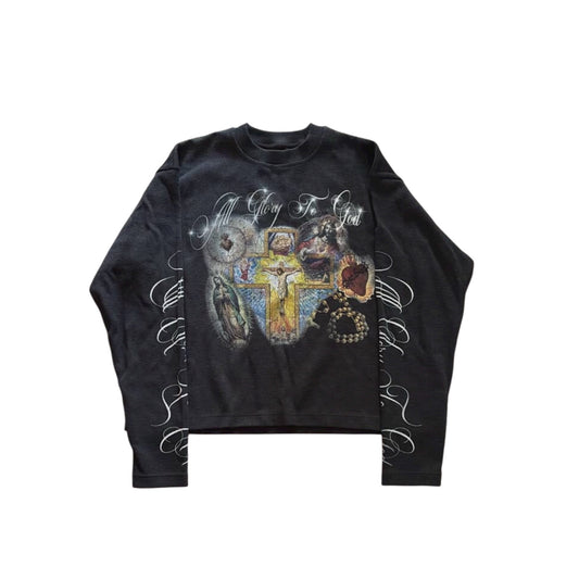 "GLORY TO GOD" BLACK THERMAL