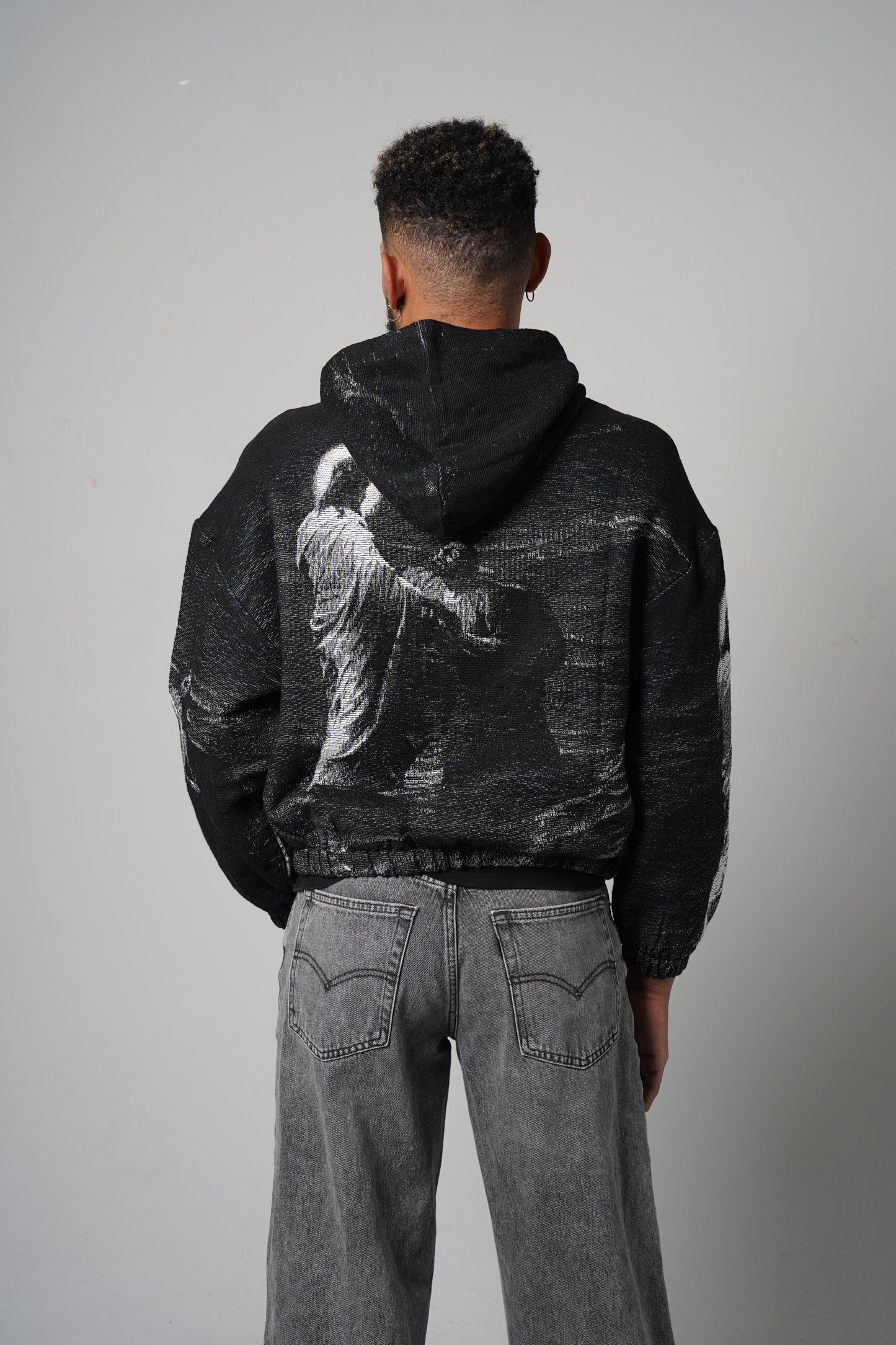 “PETER” WOVEN TAPESTRY HOODIE