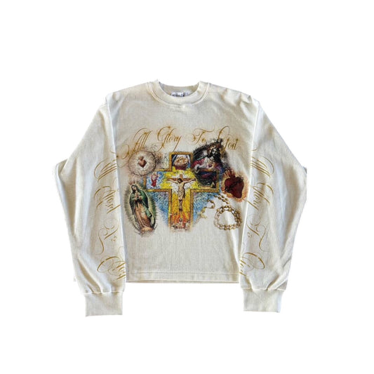 "GLORY TO GOD" WHITE THERMAL