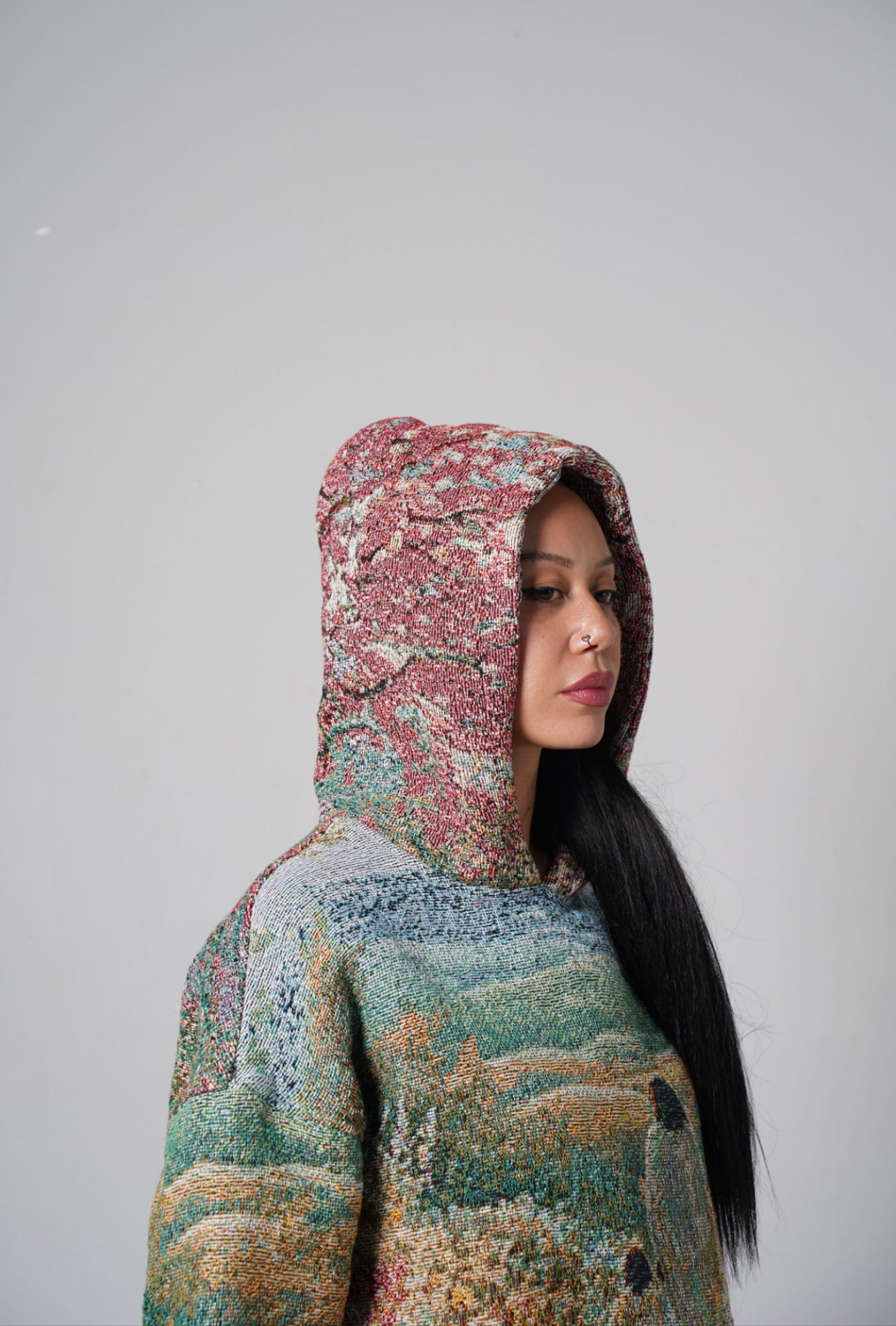 “GOD’S CHILD” WOVEN TAPESTRY HOODIE