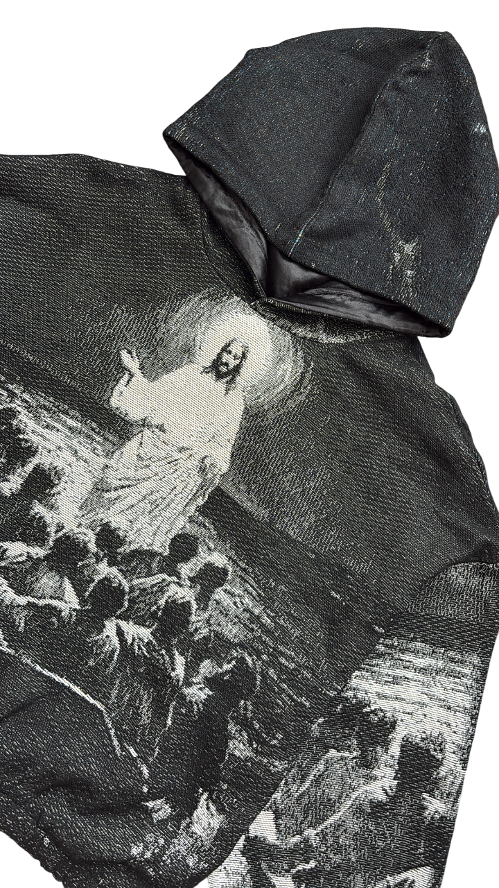 “PETER” WOVEN TAPESTRY HOODIE