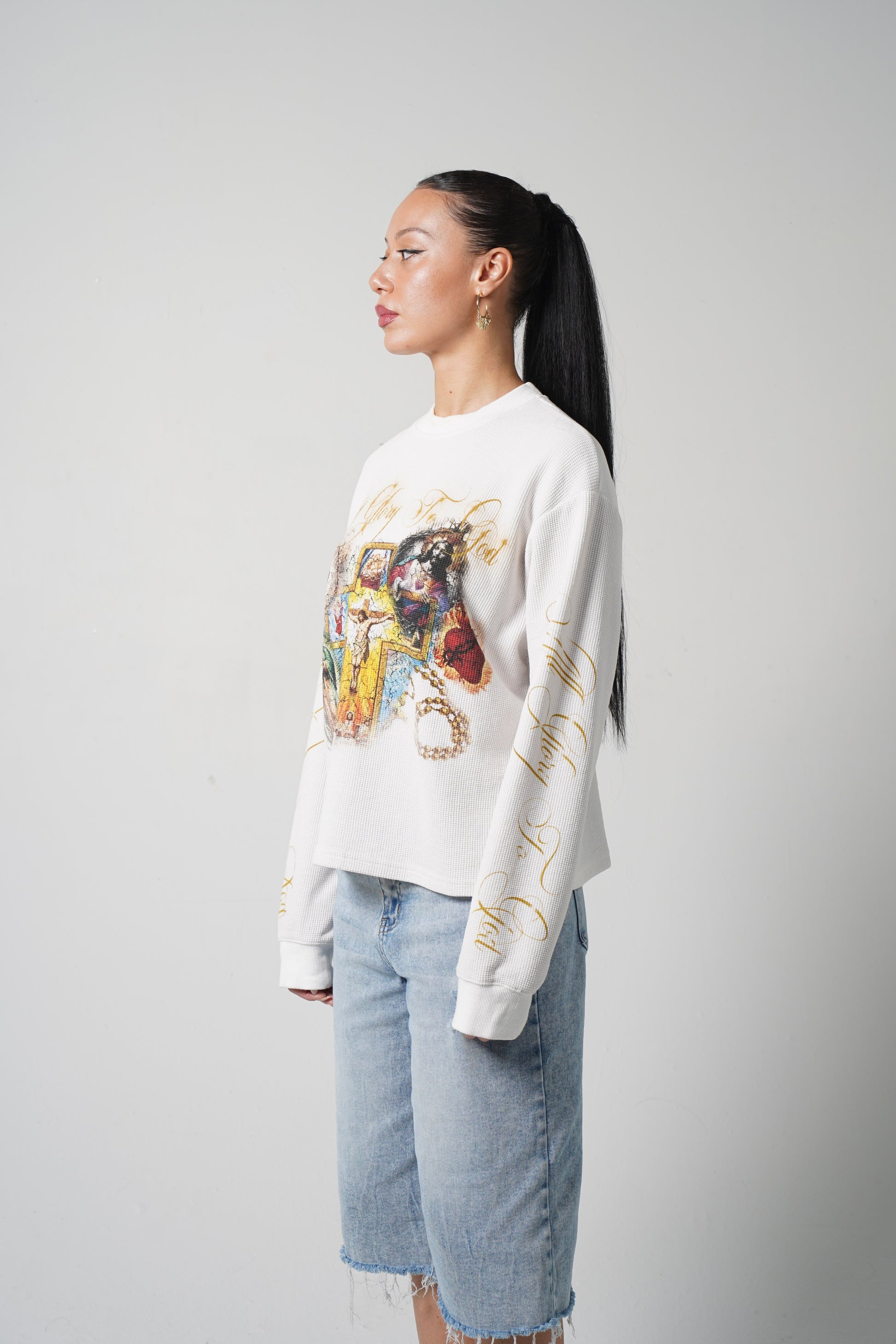 "GLORY TO GOD" WHITE THERMAL