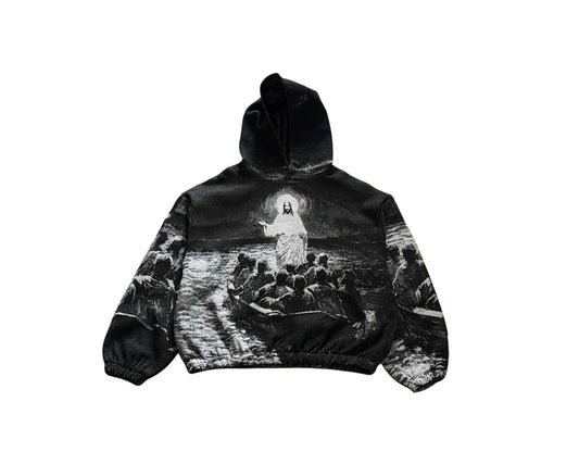 “PETER” WOVEN TAPESTRY HOODIE