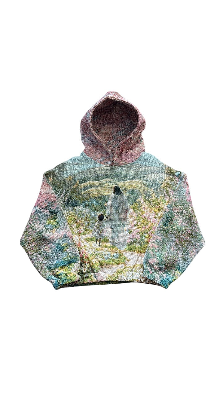 “GOD’S CHILD” WOVEN TAPESTRY HOODIE