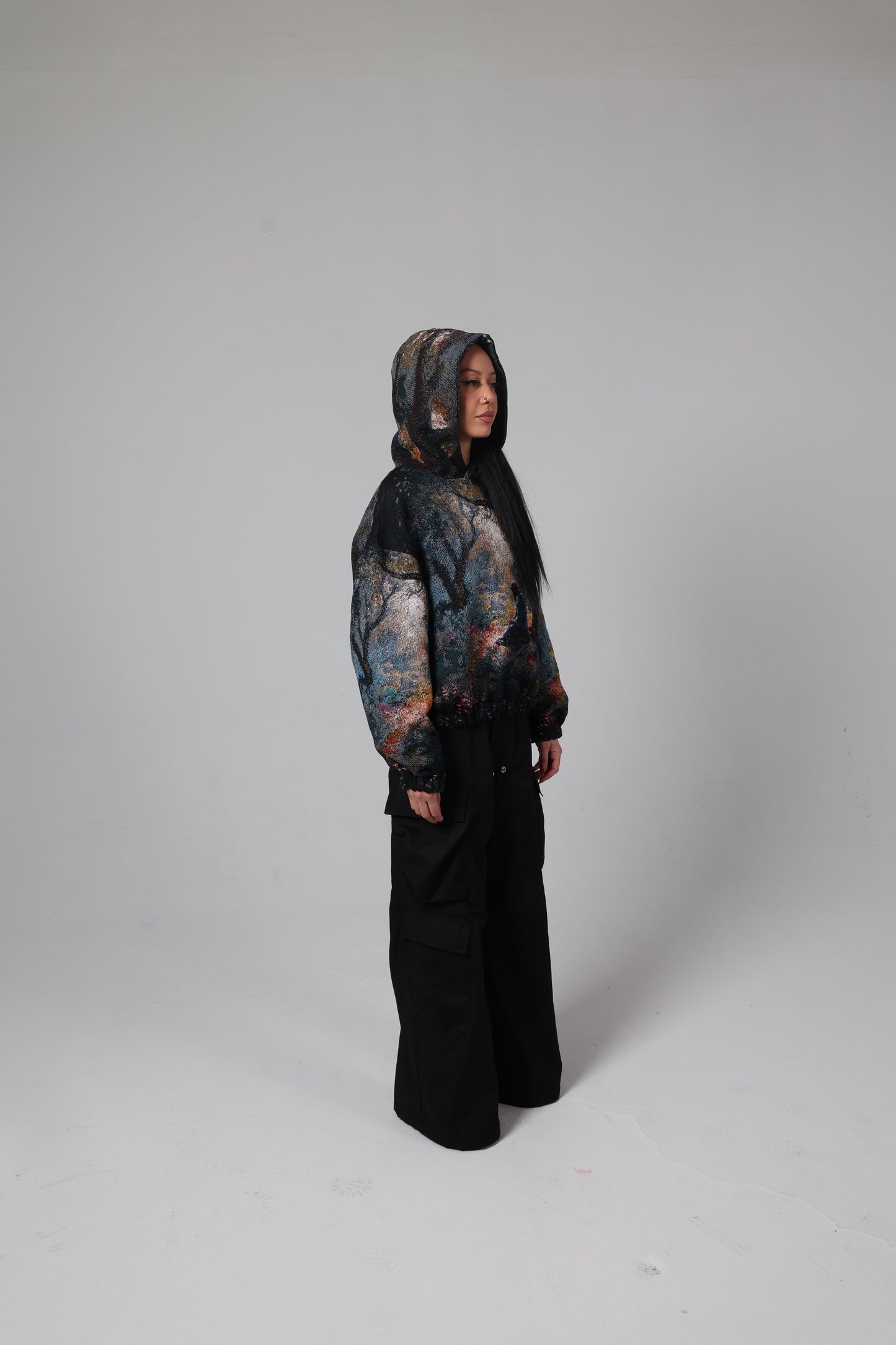 “GARDEN OF GETHSEMANE" WOVEN TAPESTRY HOODIE